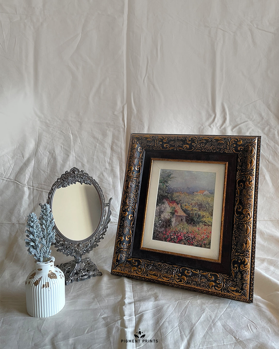 Rust Gold Vintage Frame