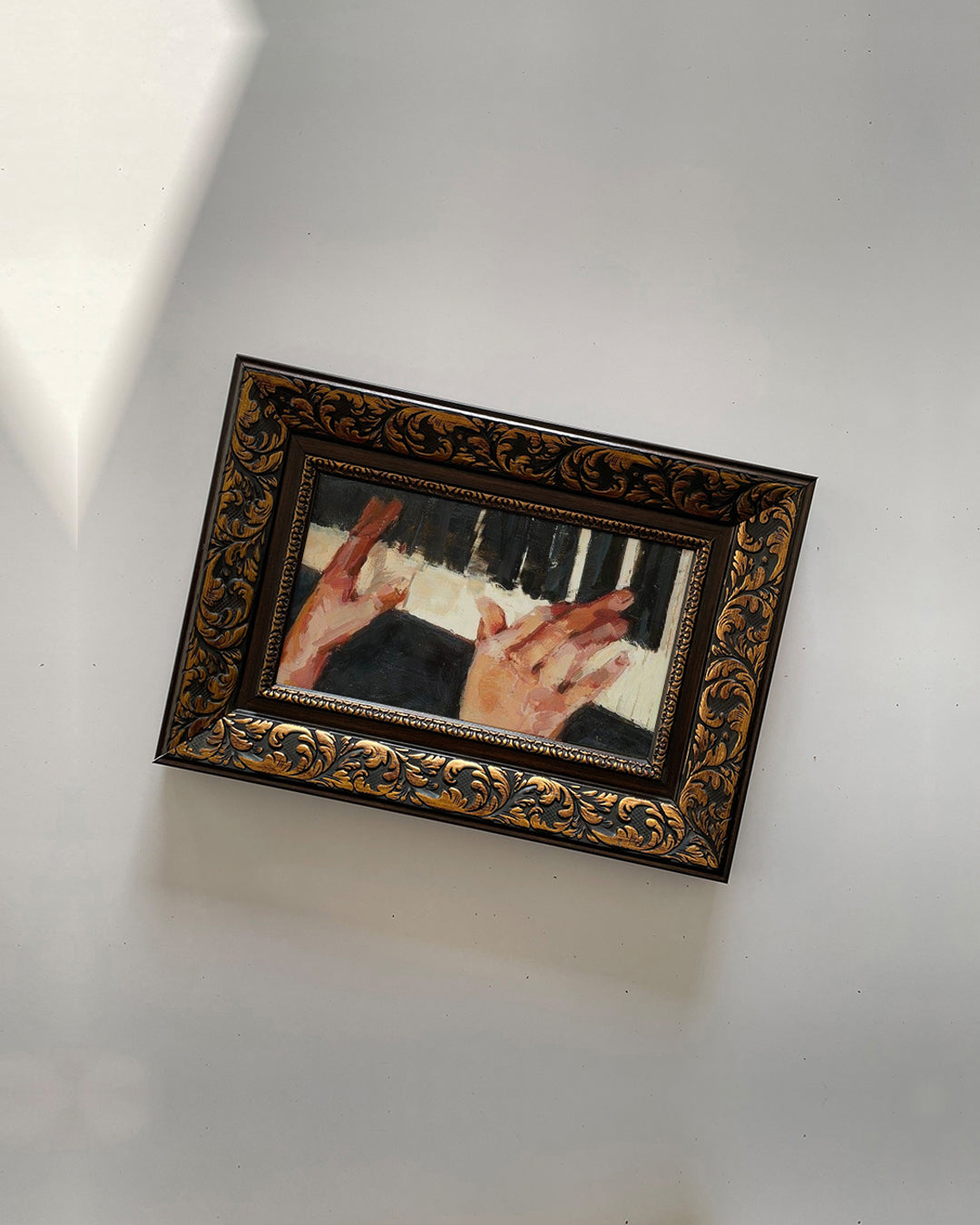 GOLD PIANO FRAME
