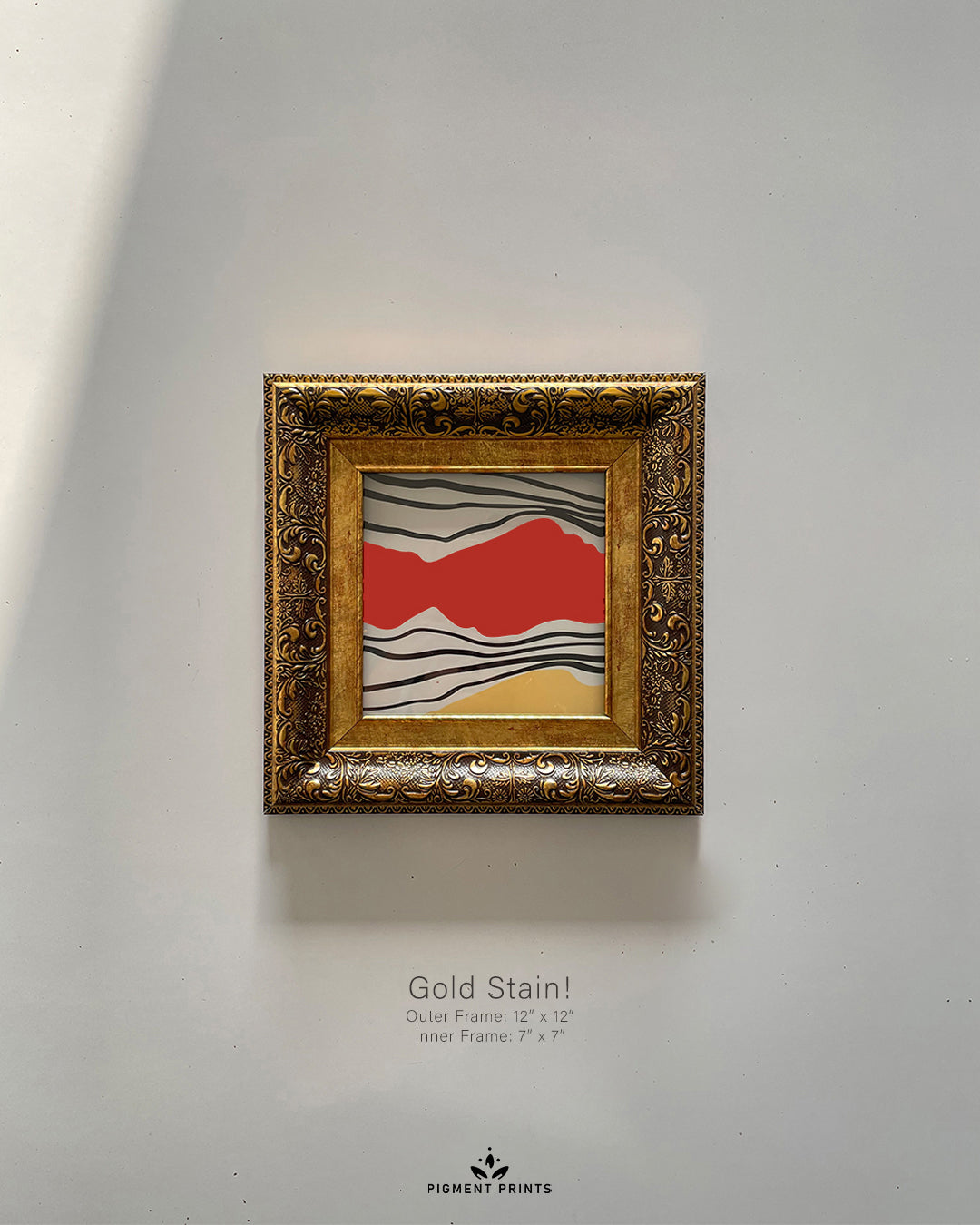 GOLD STAIN FRAME