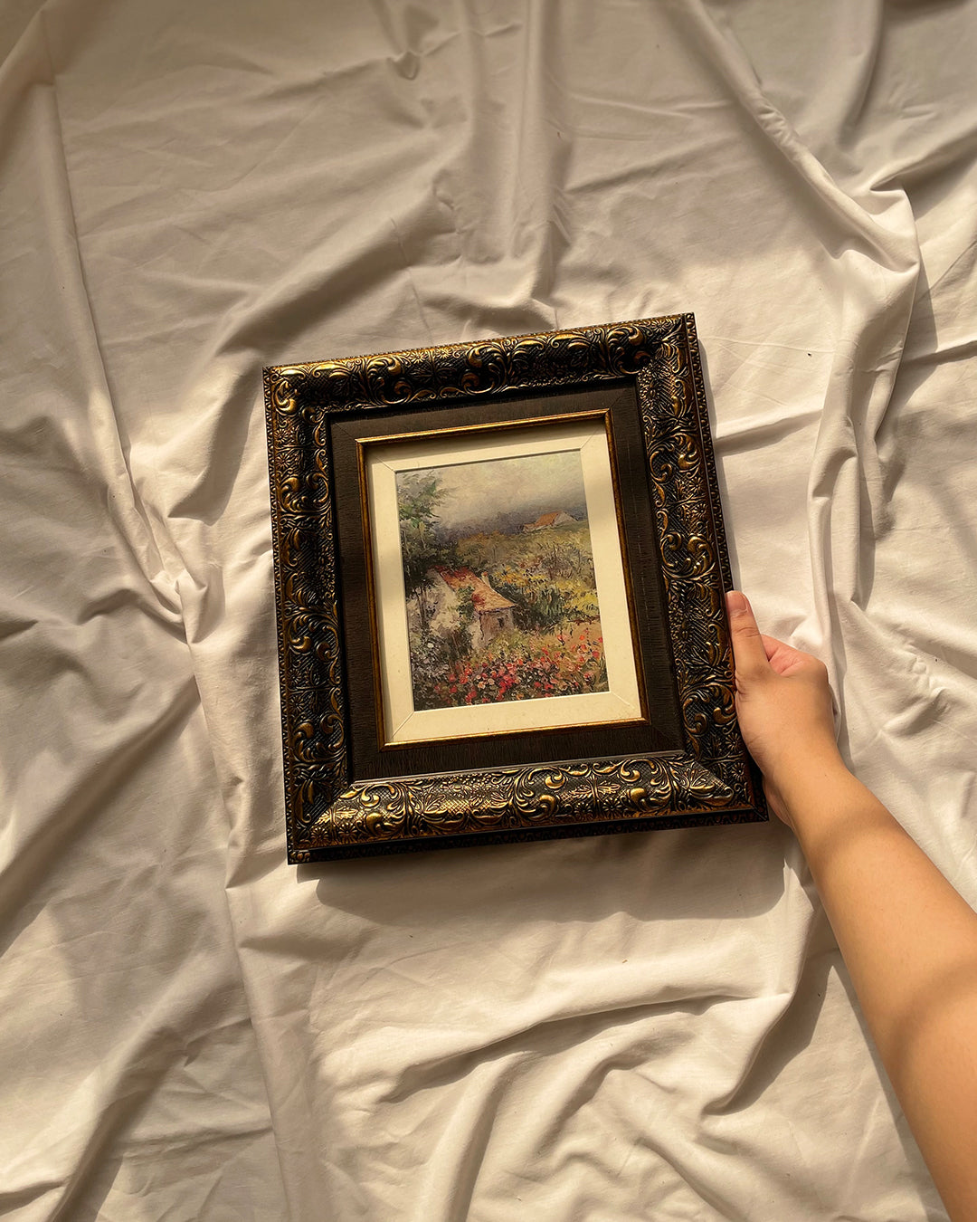Rust Gold Vintage Frame