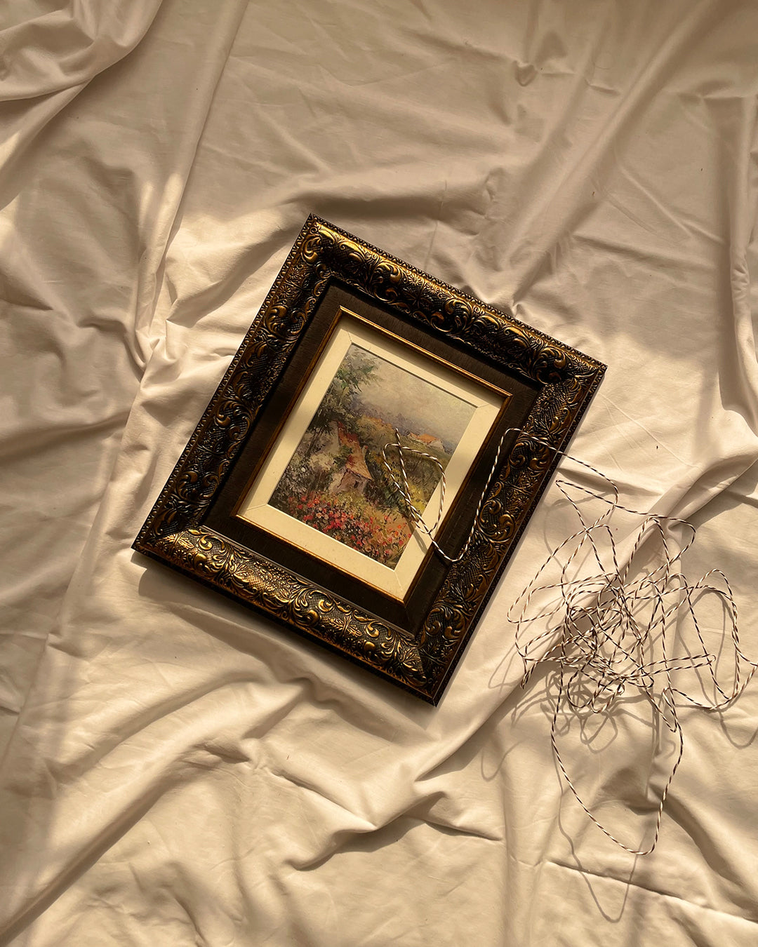 Rust Gold Vintage Frame