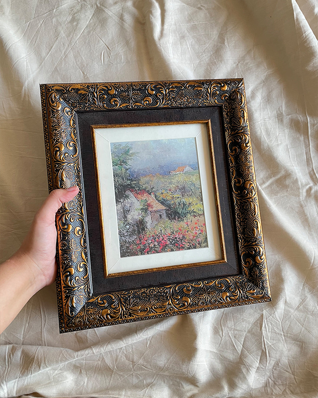 Rust Gold Vintage Frame