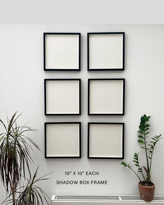 SET OF 6 BOX FRAMES - COUSTOMIZED YOUR FRAME