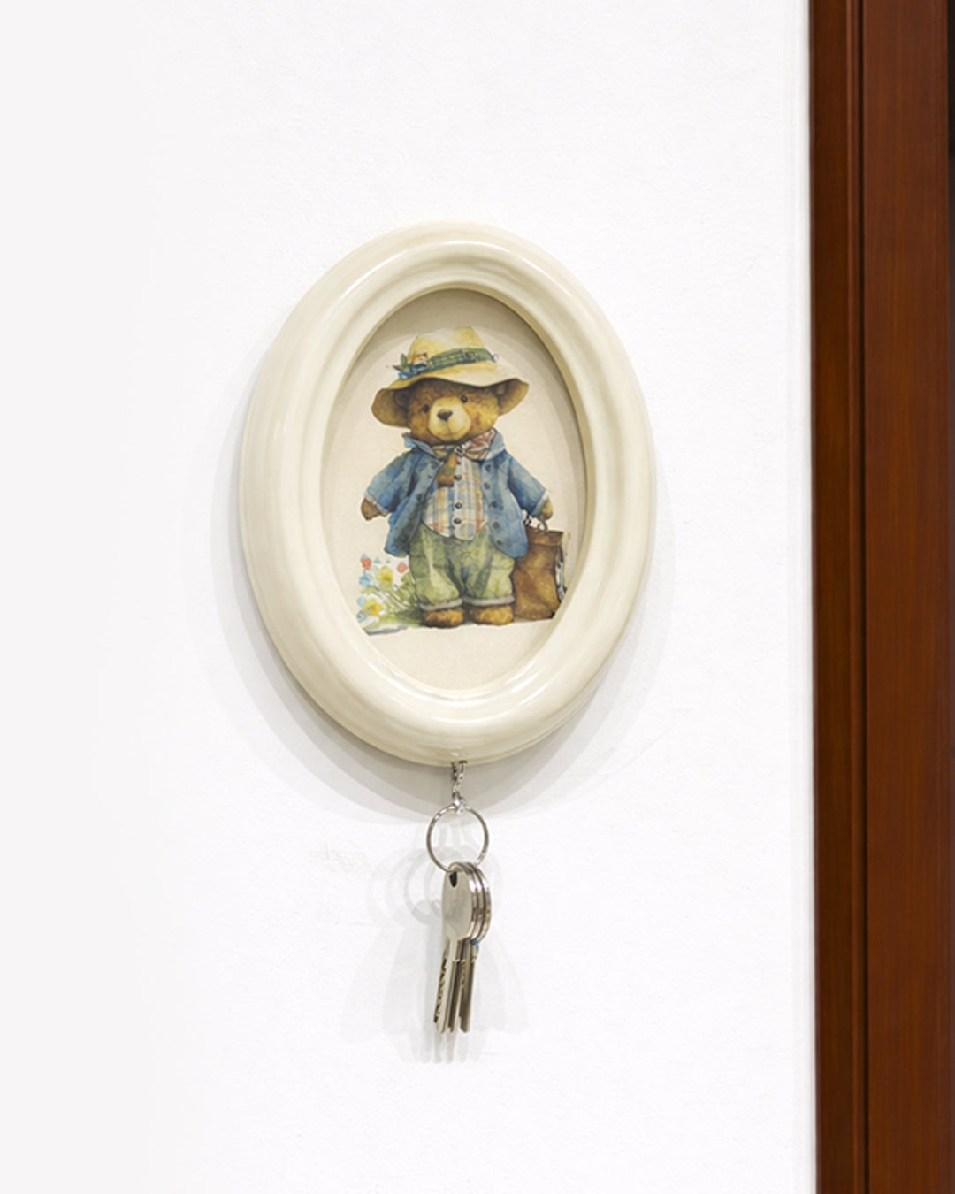 ALMOND FRAME KEY HOLDER